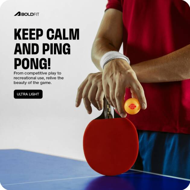 Boldfit High Performance Table Tennis Balls - 40+ 3 Star ABS Plastic TT Balls for Professional Match, Ping Pong for Kids & Adults Training, Orange (3 Pcs)