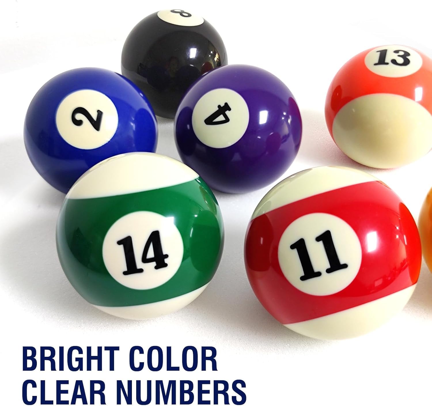 Leosportz Pool Balls Billiard Set - 16 Resin Snooker Balls, Regulation Size & Weight, Complete Pool Table Balls Set for Replacement | Pool Table Billiards Pool Accessories (Pack of 16 Set) - Image 6