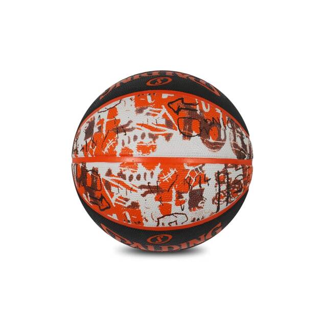 Spalding Graffiti Rubber Basketball (Orange)