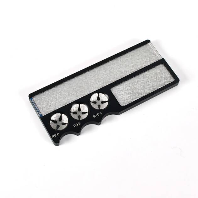 RUP Billiard Pool Cue Tip Shaper, 4-in-1 Aluminium Repair Tool with Burnisher, Black