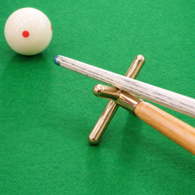 JBB Combo of Billiard Snooker Table Rest Cue Stick Half Joint & Rest Brass - 1 Pc